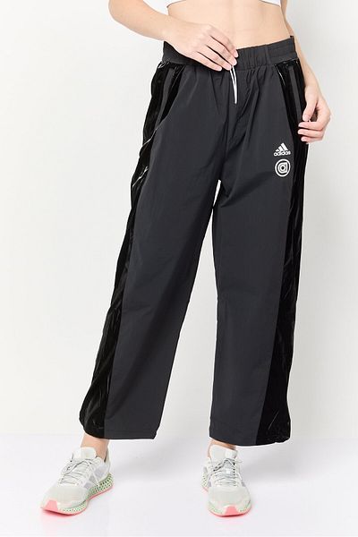 adidas Women Sportswear Fit Drawstring Training Track Pants, Black