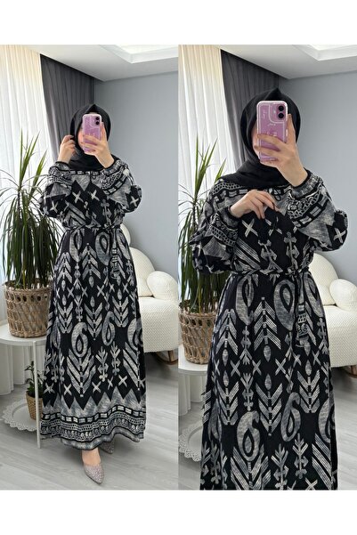 suphan tekstil فستان من الفسكوز من الفيسكوز