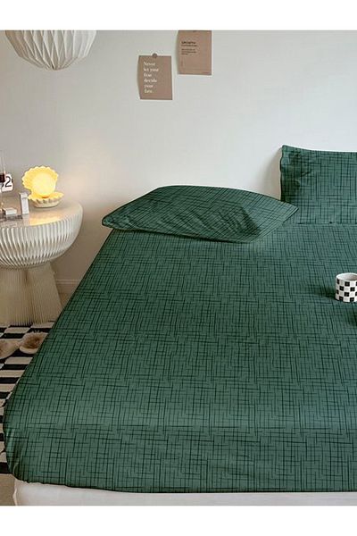 femmhome Basic Ranforce Bed Sheet Set Single/Double/Twin (90/100/120/160/180) Brush Colorful