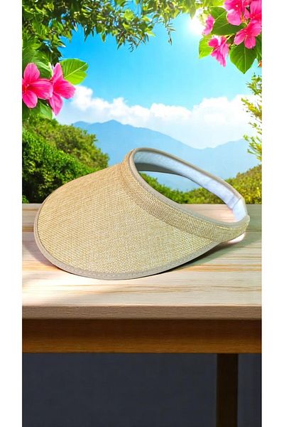 Deeplively Women's Straw Hat Summer Beach Hat Premium Quality - Visor Hat with Accessories