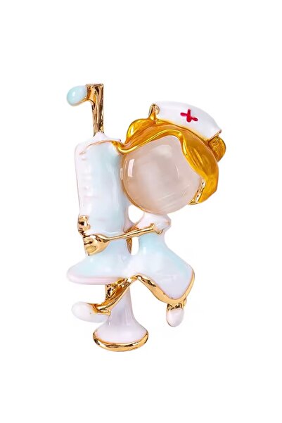 marimari Broş Doktor ,Hemşire Hediyelik Takı Aksesuar Yaka İğnesi