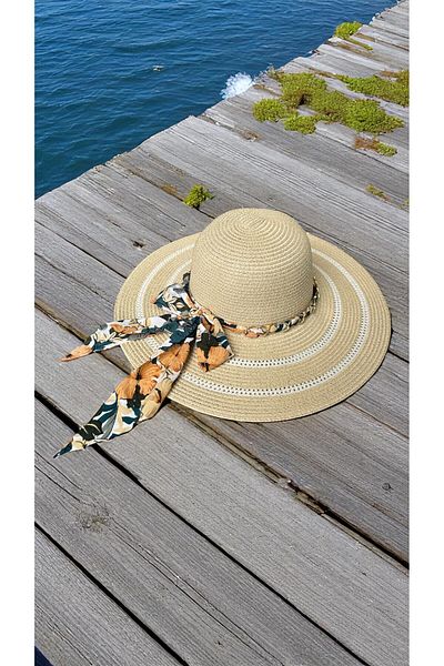 Deeplively Women's Straw Hat Summer Beach Hat Premium Quality - Foldable - Adjustable to Head