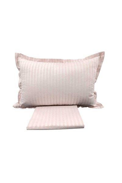 Hayal çeyiz Single Satin Flat Sheet Set Pink