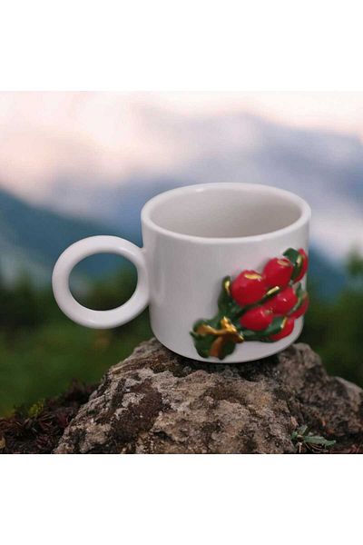 seda seramik Tulip Mug Glass Muq 200ml