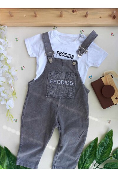 MÇ FAMİLY STORe Baby Girl Baby Kids Jean Salopet 2-Piece Jeans Jumpsuit