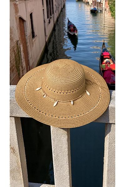 Deeplively Women's Straw Hat Summer Beach Hat Premium Quality - Foldable - Adjustable to Head