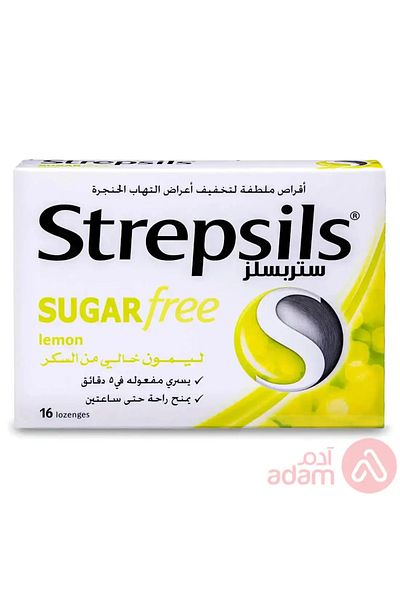 STREPSİLS STREPSILS SUGER FREE LEMON 16LOZENGES