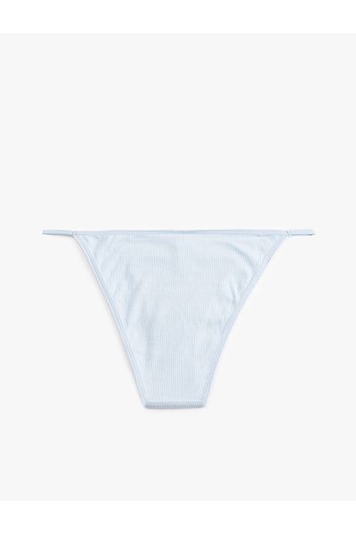 Koton New Season Viscose Brief Panties with Drawstrings on the Sides