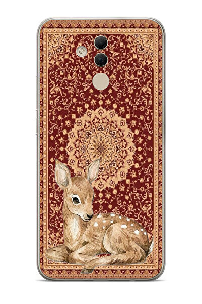 moonset Huawei Mate 20 Lite Uyumlu Ceylan Tasarımlı Baskılı Şeffaf Telefon Kı...