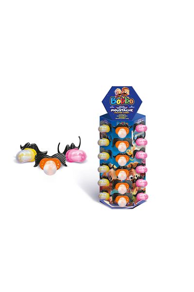 bobbo Mustache Pacifier Candy (14 Gr) 1 Piece