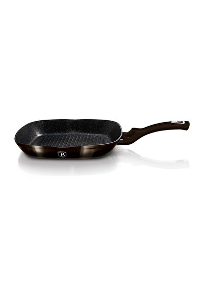 Berlinger Haus Tigaie grill din marmură 28 cm, neagră lucioasă, Berlinger Hau...