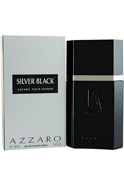 Azzaro Silver Black Leather Collector Edition Eau de Toilette for Men, 100ml