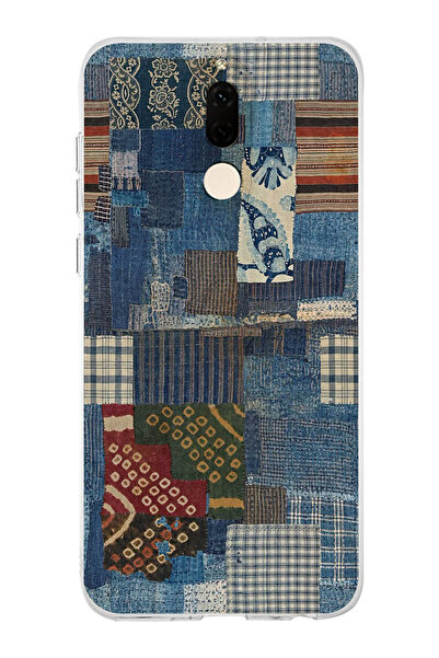 moonset Huawei Mate 10 Lite Uyumlu Vintage Tasarımlı Baskılı Şeffaf Telefon K...