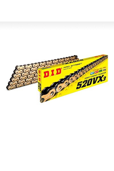 D.I.D Did 520 Vx3 Gold Motosiklet Zinciri (bajaj Pulsar 200 Ns)