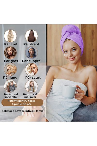 Regal Bliss Set of 3 Regal Bliss® microfiber bath towels, multi-colored, with button, quickly absorb water