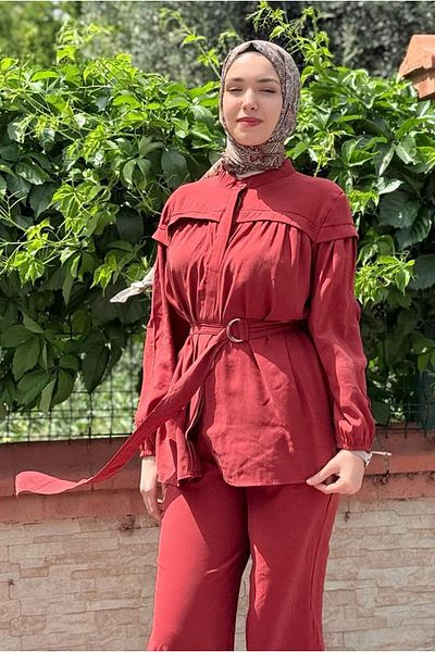 Moda Rosa 25Y7555 - Tile - Robali Belt Suit