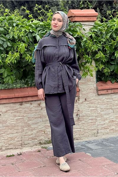 Moda Rosa 25Y7555 - Anthracite - Robali Belt Suit