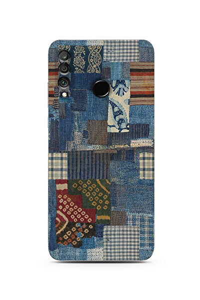 moonset Huawei P30 Lite Uyumlu Vintage Tasarımlı Baskılı Şeffaf Telefon Kılıfı