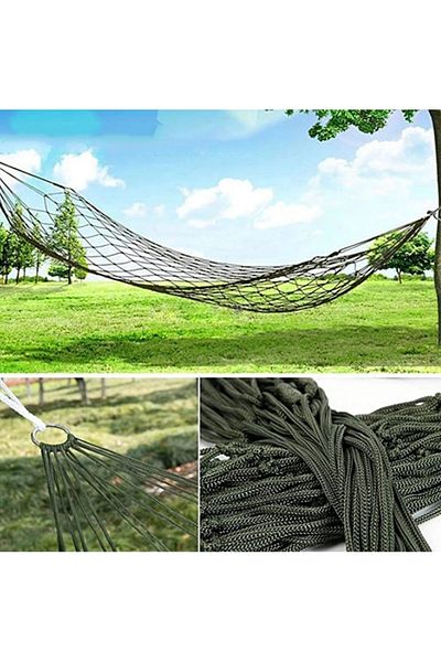 zola Hammock, Zola®, made of nylon, green, 80x200 cm, maximum weight 100 kg
