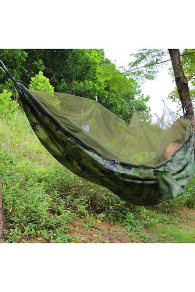zola Hammock, nylon and polyester, insect protection, 140x260 cm, weight capacity 200 kg