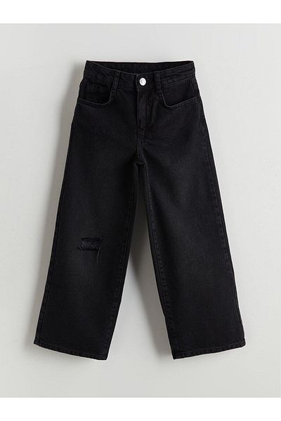 LC Waikiki Lcw Kids Girls Jean Pants with Adjustable Elastic Waist (S5)