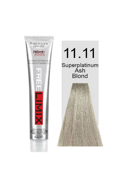 Hairstore Hair Dye Platinum Light Ash Blonde 11.11 Very Light from Freelimix 100 ml