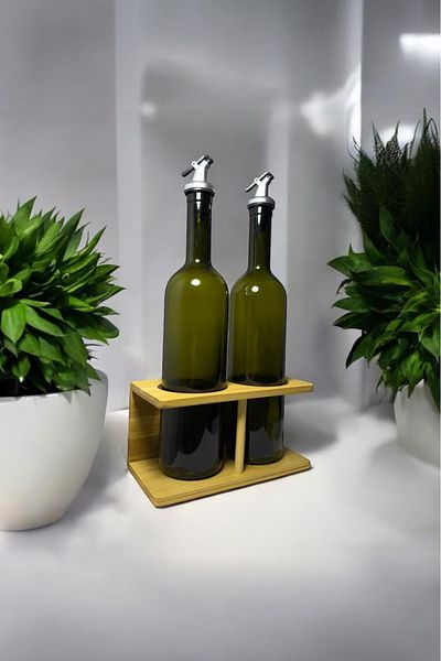 holy 2 Pieces Oil Pot Bottle 2 Pieces Oil Pot Glass Bottle
