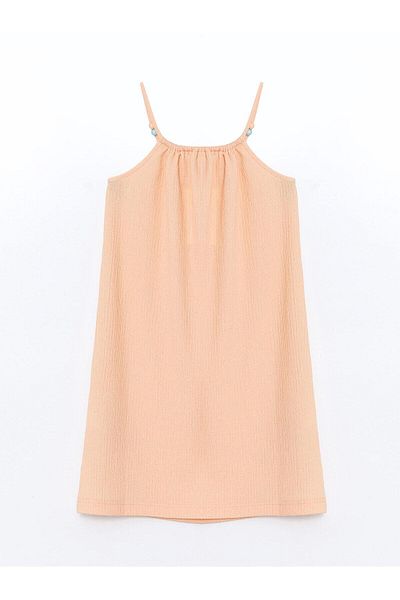 LC Waikiki Basic Beaded Girl's Short Dress (S5)