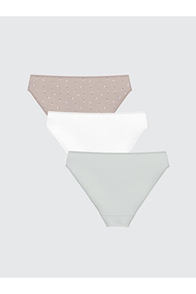 LC Waikiki LCW DREAM Desenli Bikini Külot 3'lü Paket (S5)