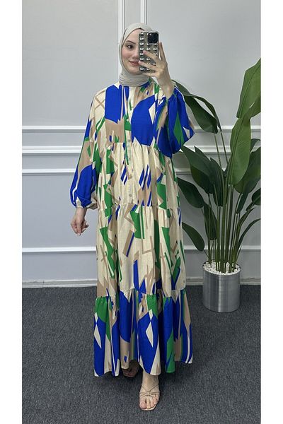 bybaharoz Viscose Dress