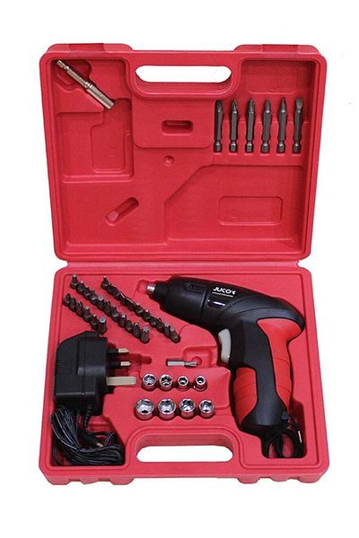 JuCo 4.8V "Jocko" Screwdriver with Bag (Red)