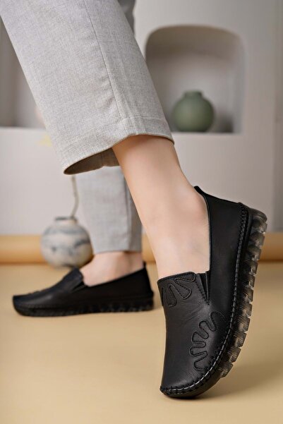 Kocamanlar Ayakkabı Ayakdaş Horseman Detaljne Prava koža Ženske Baletanke Cip...