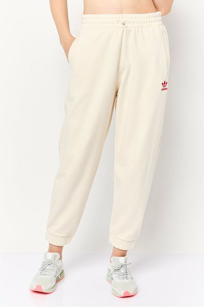 adidas Women Sportswear Fit Outdoor Sweatpants, Beige