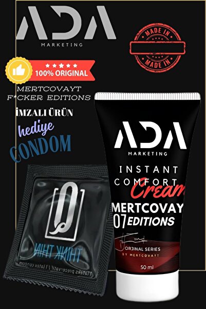 Ada Marketing 07 Mertcovayt Serisi Süre Destekleyici Krem ve Kondom Seti – Uzun Deneyim Kombinasyonu