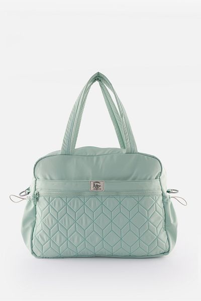 ICONE BAG Sports Bag with Multiple Pockets, Water Bottle & Bottle Compartment, Quilted Detail, Can Be Attached to a Suitcase