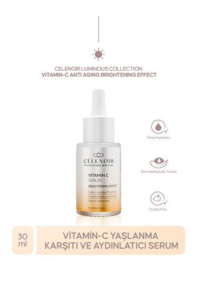 Celenoir Luminous C Vitamini Serumu – Aydınlatıcı & Leke Karşıtı Ve Nemlendir...