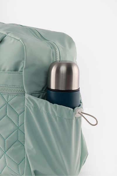 ICONE BAG Sports Bag with Multiple Pockets, Water Bottle & Bottle Compartment, Quilted Detail, Can Be Attached to a Suitcase