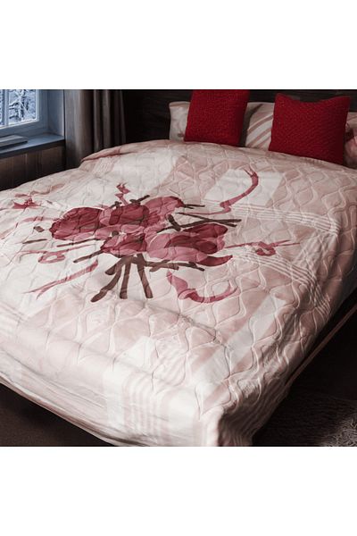 Brava Casa Royal Velvet Blanket, Burgundy, 220x240 cm, Soft, Warm, Oeko-Tex Certified, BravaCasa