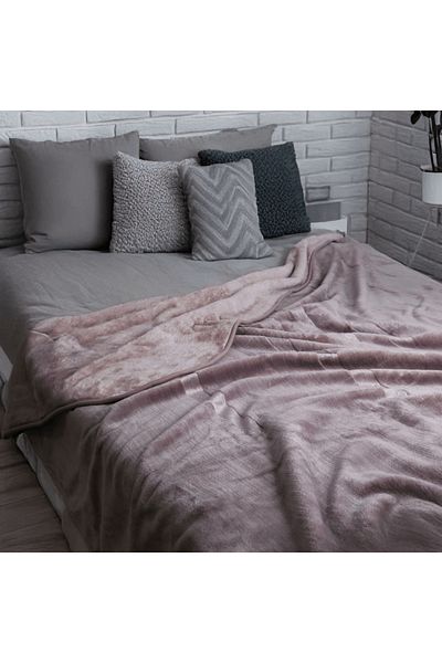 Brava Casa Royal Amethyst Blanket, Purple, 220x240 cm, Soft, Warm, Oeko-Tex Certified, BravaCasa