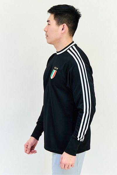 adidas Men Loose Fit Juventus Icon Goalkeeper Jersey, Black