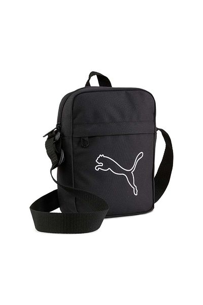 Puma 091182   Plus Portable Unisex Cross Shoulder Bag Black