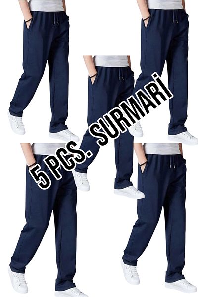 SURMARİ Φούτερ 5 τεμαχίων Unisex Pipe Leg Regular Navy Blue