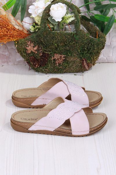 fort 213625   Powder Comfortable Flexible Anatomical Women's Slippers
