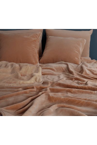 Brava Casa Royal Brick Blanket, Brick, 220x240 cm, Soft, Warm, Oeko-Tex Certified, BravaCasa