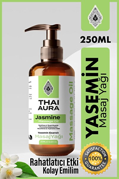 Thai Aura Thai Aura 200ml Yenilebilir Yaseminli Afrodizyaketkili Spa Masaj Ya...