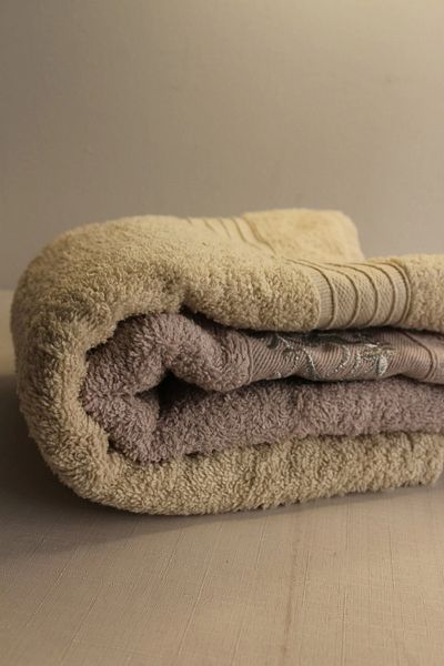Durul Silky Towel Set 2 Pieces Jacquard Dove 50X90