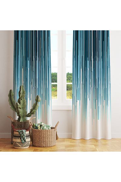 stellahomes Special Design Decorative Background Curtain 140X260 cm Single Wing