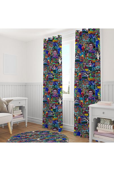 stellahomes Special Design Decorative Background Curtain 140X260 cm Single Wing