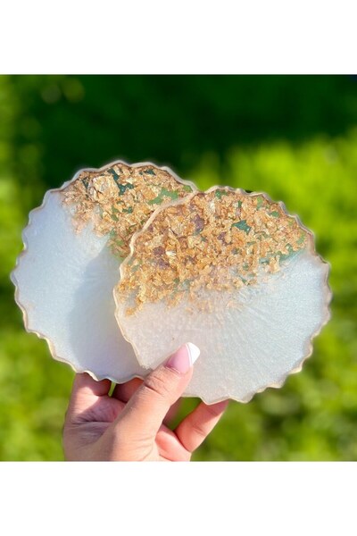 cnk craft shop Epoksi Kalıp ,epoksi Reçine Geode Bardak Altlığı Silikon Kalıbı, Epoksi Silikon Kalıp Cank