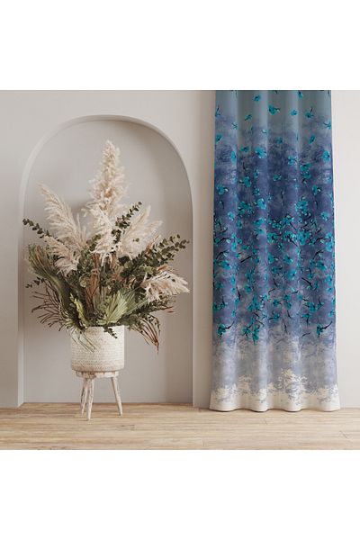 stellahomes Special Design Decorative Background Curtain 140X260 cm Single Wing